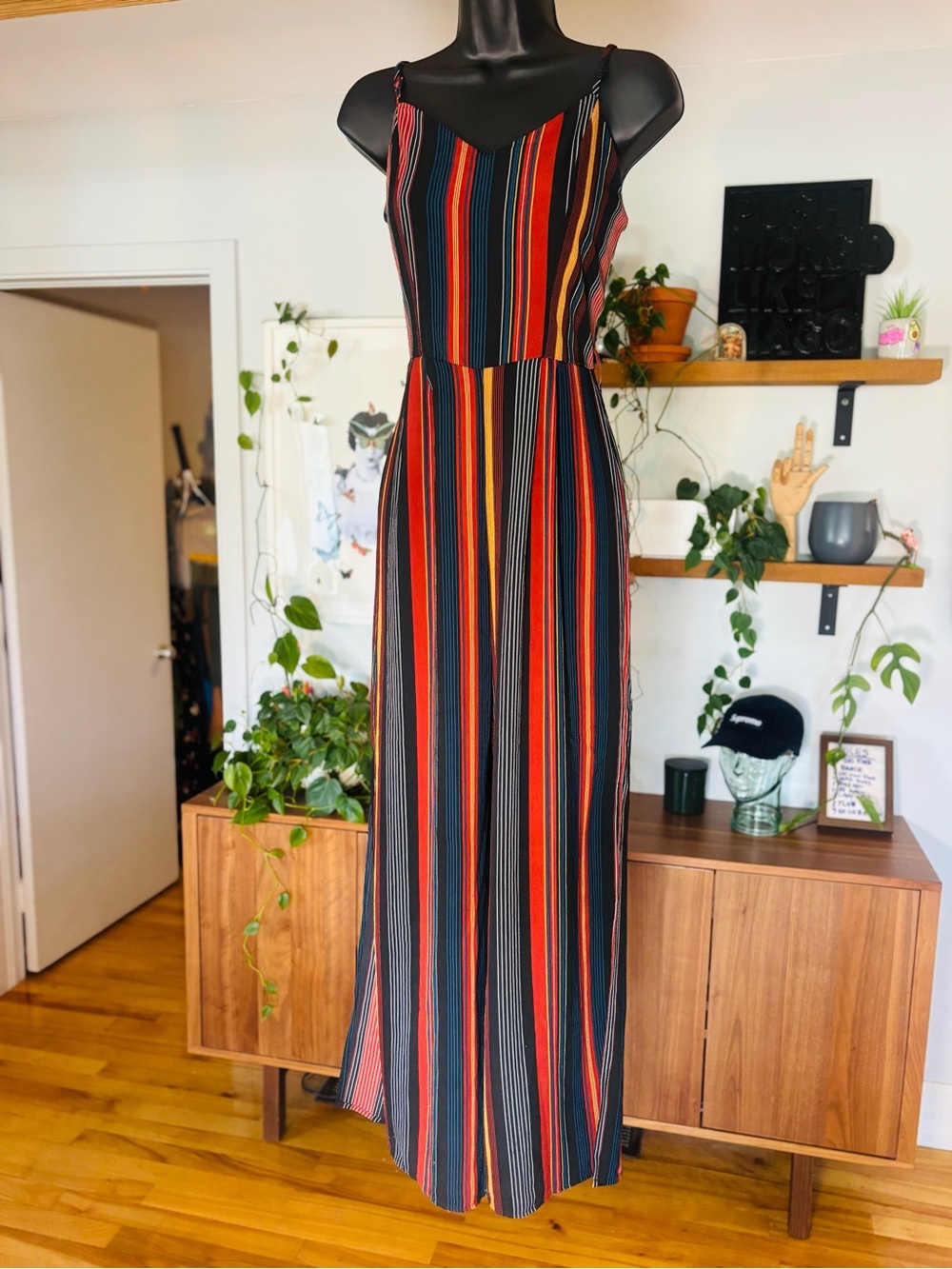 Monteau Women's One Piece Jumpsuit – Like New, Striped, Size S